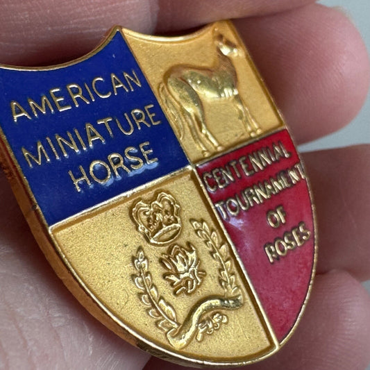 Vintage American Miniature Horse Centennial Tournament of Roses Pin