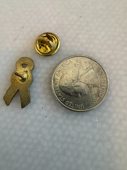 Vintage Smokey The Bear Green Ribbon Sixty Years of Vigilance Lapel Pin