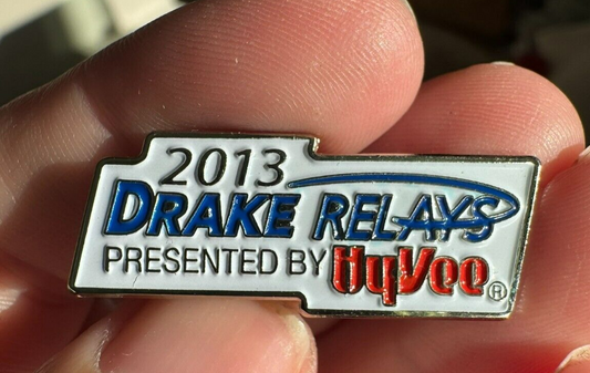 2013 Drake Relays Presented by Hy-Vee Lapel Pin Track and Field