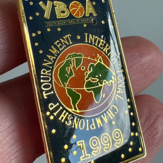 Vintage YBOA 1999 International Championship Basketball Pin