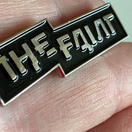 The Faint Band Lapel Pin Todd Fink Music Rock Band