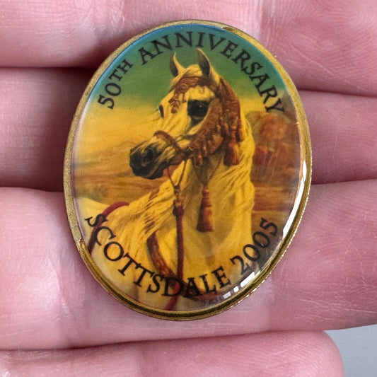 50th Anniversary 2005 Scottsdale Horse Show Lapel Pin