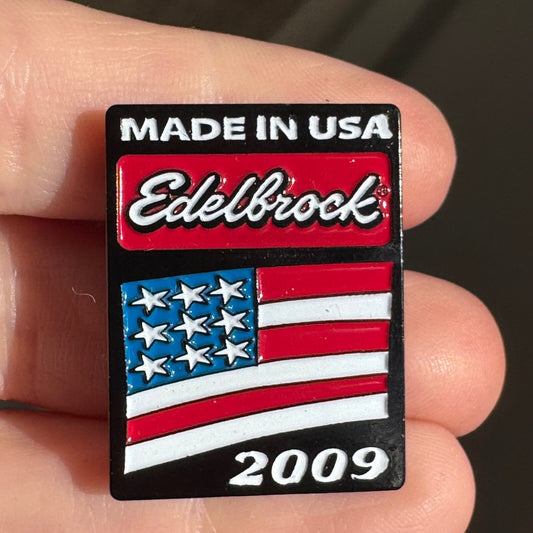 Edelbrock 2009 Made in USA American Flag Lapel Pin