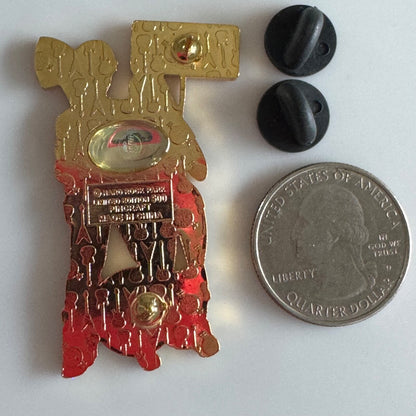 2008 Myrtle Beach Hard Rock Cafe Park Construction Worker Lapel Pin