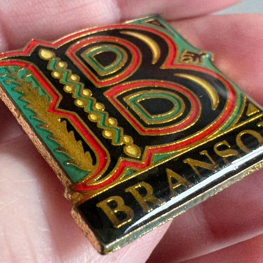 Vintage Branson Missouri Souvenir Lapel Pin MO