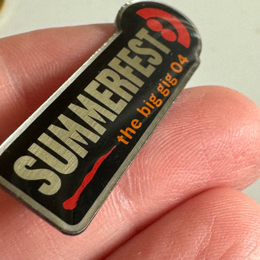 Prince Summerfest The Big Gig 2004 Blink-182 Festival Concert Pin Milwaukee