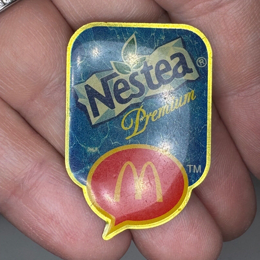 Vintage McDonalds Nestea Premium Logo Lapel Pin