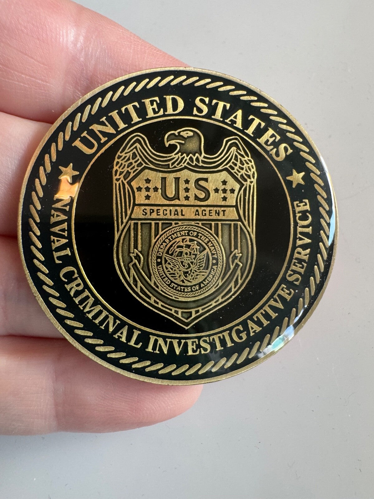 NCIS Norfolk Field Office Challenge Coin Naval Criminal Investigative Service