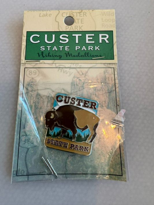 Custer State Park Walking Stick Medallion Buffalo