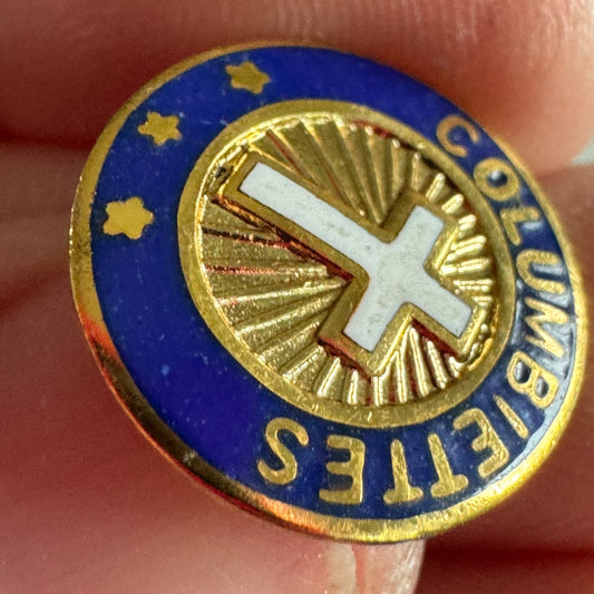 Vintage Columbiettes Lapel Pin Tie Tack Knights of Columbus K of C