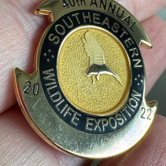 2022 40th Annual Southeastern Wildlife Exposition Lapel Pin Tie Tack