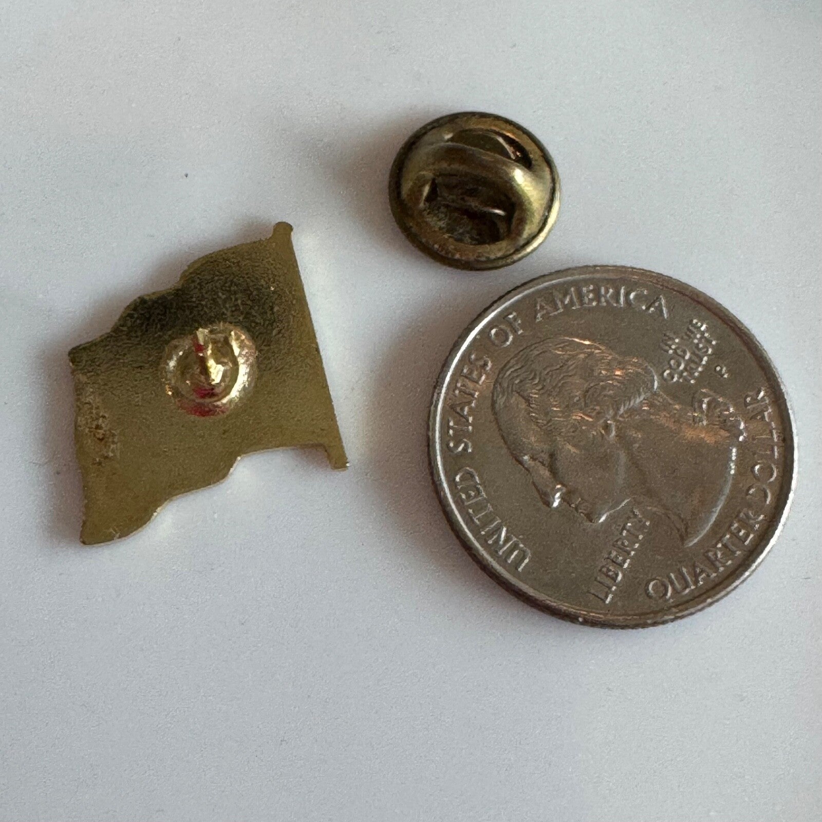 Vintage Wyoming Flag Enamel Lapel Pin