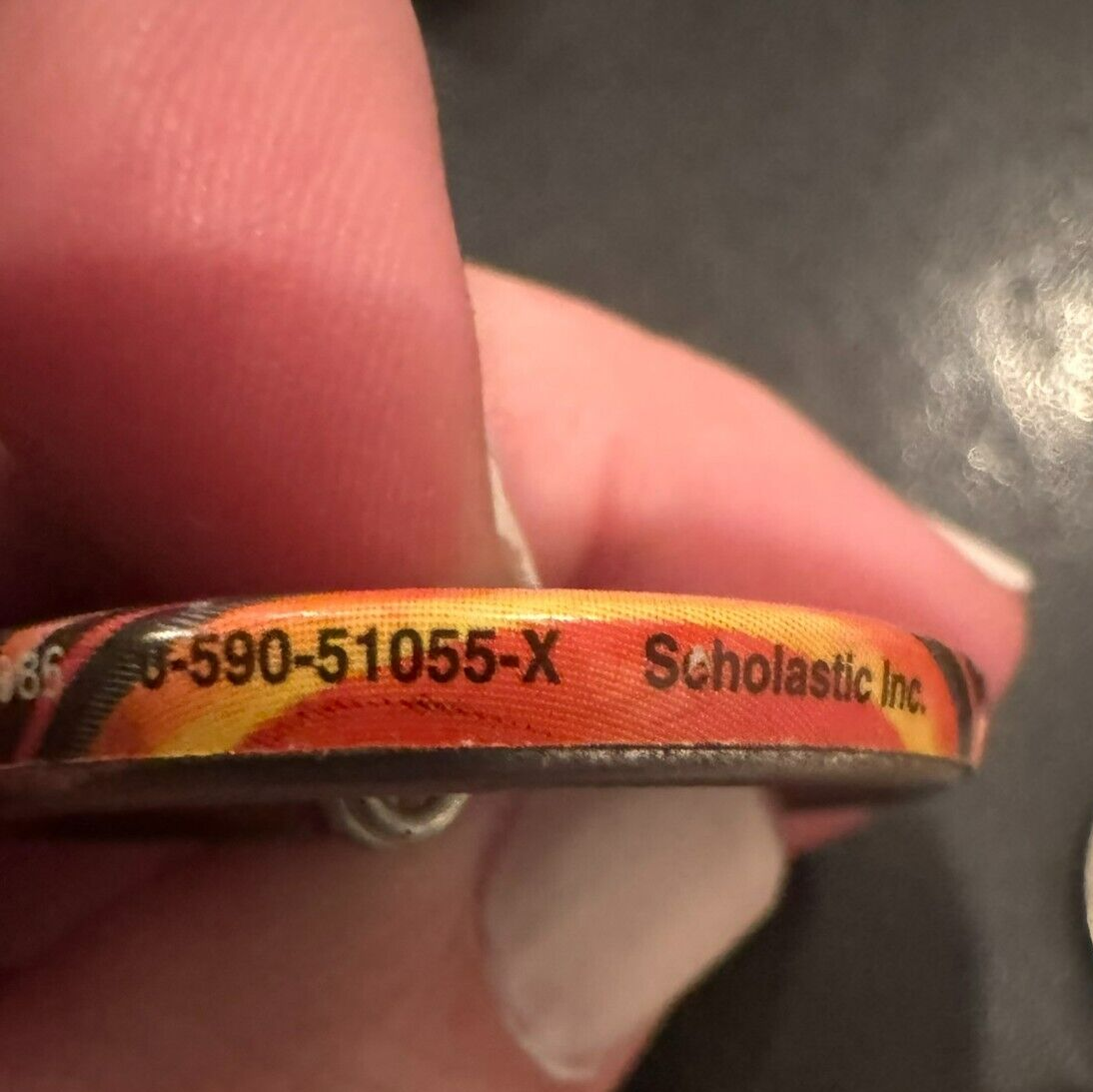 1985 Franklin I Love School Scholastic Pin Button