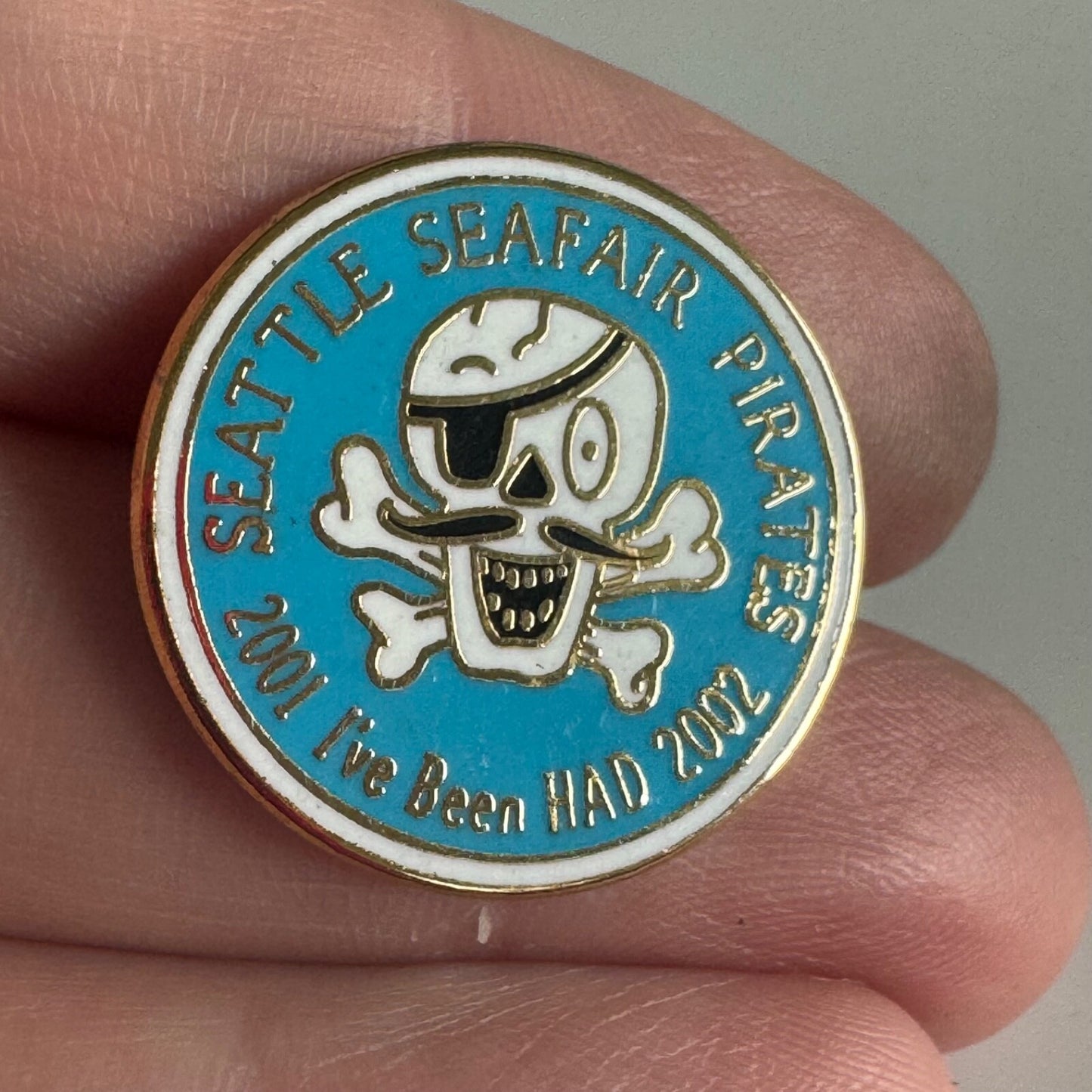 Vintage Seattle Seafair Pirates 2001 2002 I've Been HAD Lapel Pin