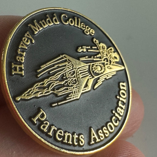 Harvey Mudd College Stags Parents Association Gold Tone Pin