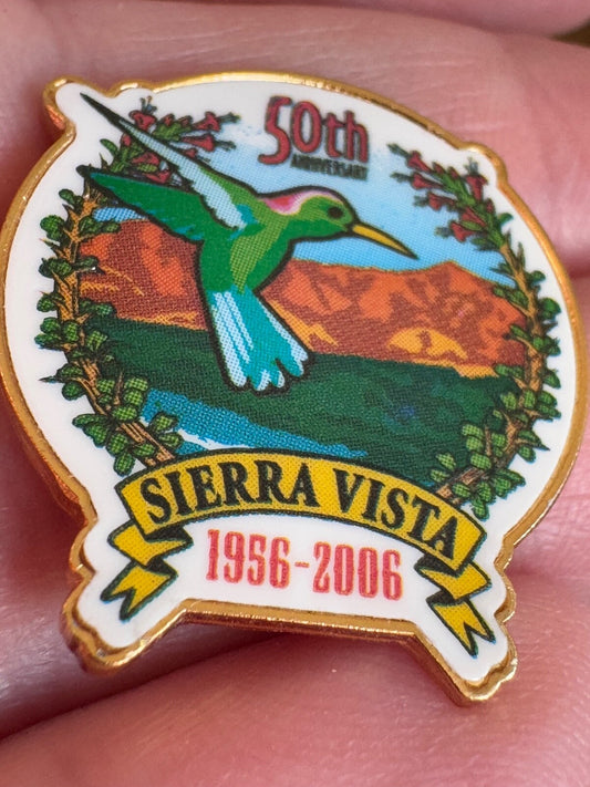 50th Anniversary of Sierra Vista Arizona 2006 Lapel Pin Hummingbird