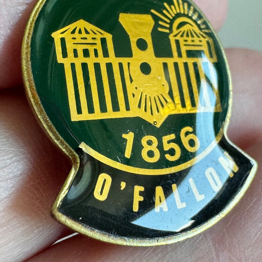 Vintage City of O'Fallon Missouri Lapel Pin Coat of Arms OFallon