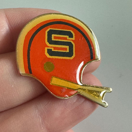 Syracuse University Orange Football Helmet Pin
