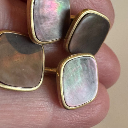 Vintage Hadley Mother of Pearl Cufflinks 