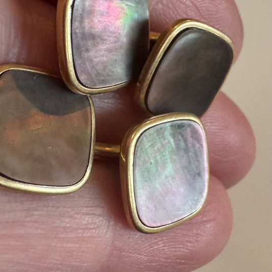 Vintage Hadley Mother of Pearl Cufflinks 