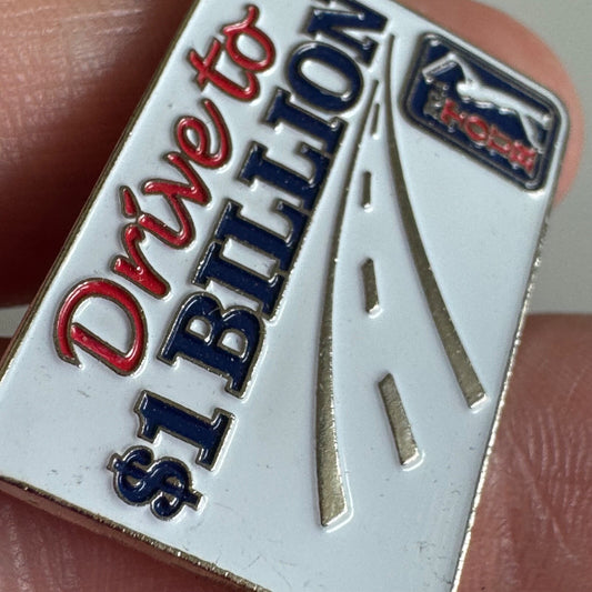 PGA Tour “Drive to $1 Billion” White Enamel Pin Foundation Fundraising Campaign