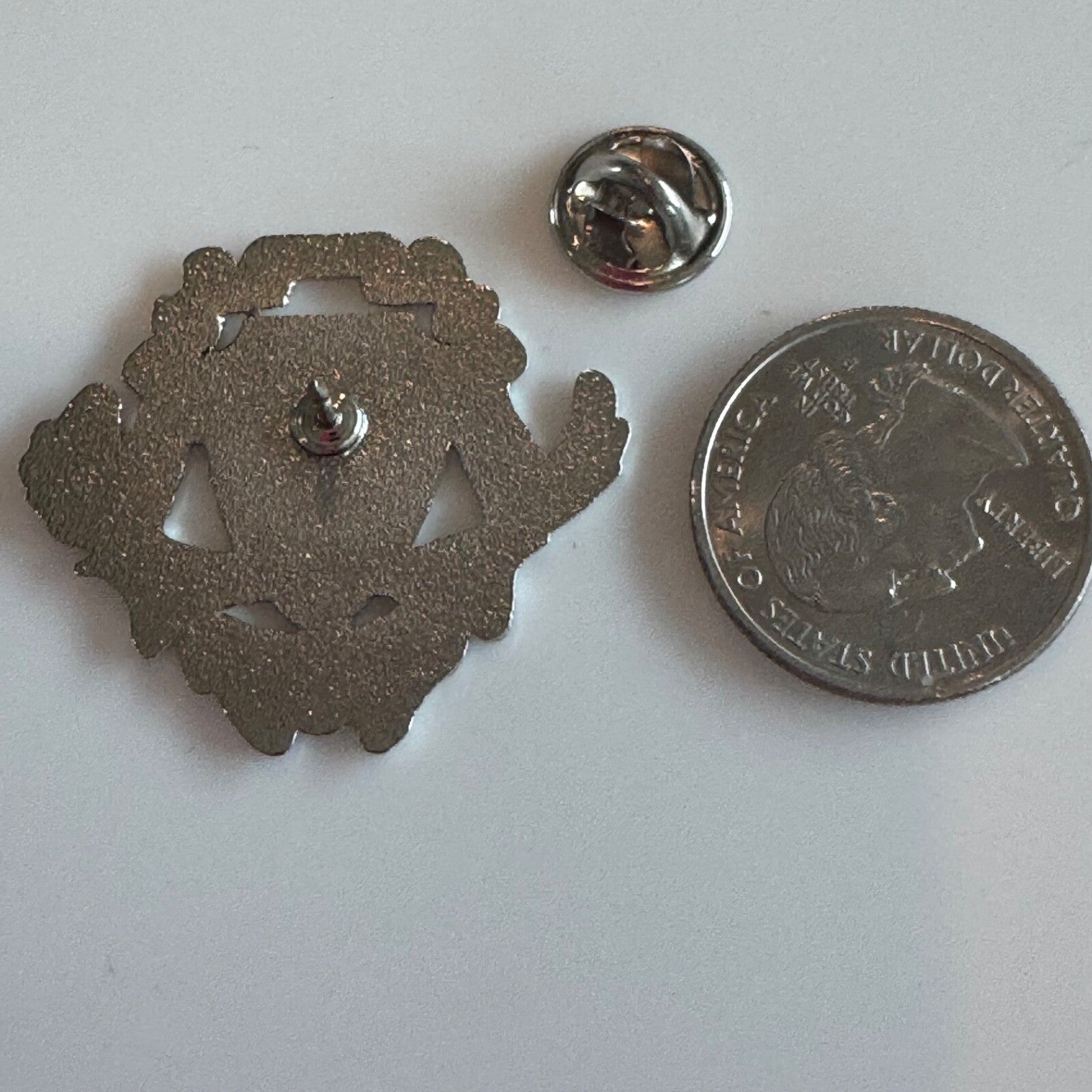 Vintage Lambda Theta Alpha Latin Sorority Coat of Arms Crest Shield Lapel Pin 