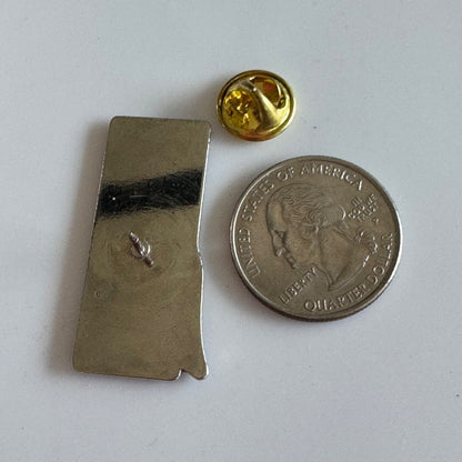 Vintage GTE Telephone Payphone Enamel Lapel Pin Pay