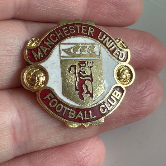 Vintage Manchester United Football Club Lapel Pin Nice! W Reeves