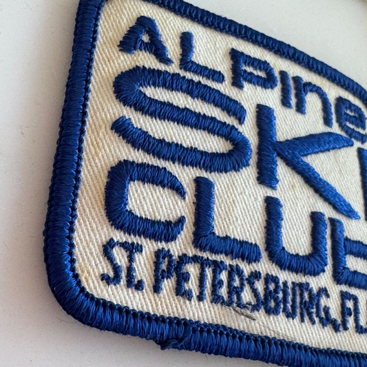 Vintage Alpine Ski Club St Petersburg Florida Patch Fla. St. Skiing