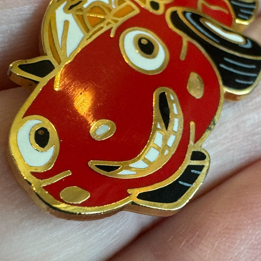 Techron Chevron Red Car Lapel Pin Tony Turbo