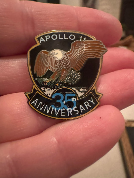 NASA Apollo 11 Pin Space Program 35th Anniversary Official Edition Astronauts