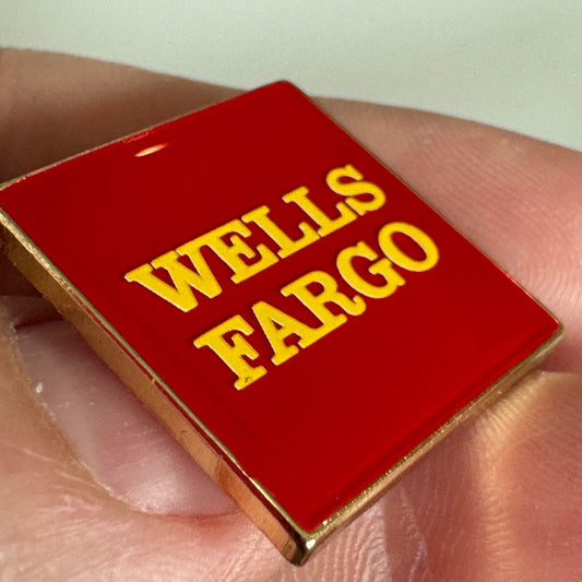 Wells Fargo Square Logo Lapel Pin