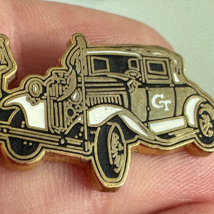 Vintage Ramblin' Wreck Georgia Tech Lapel Pin