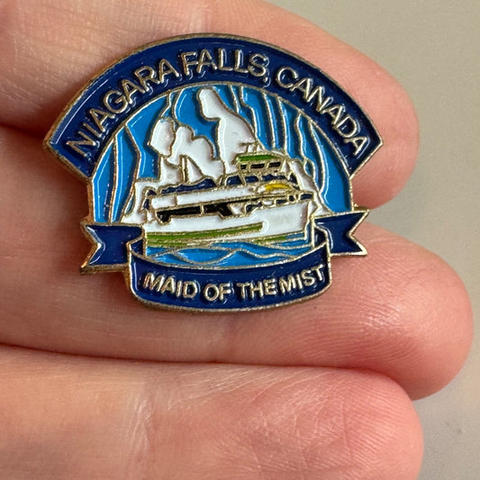 Niagara Falls Canada "Maid of the Mist" Enamel Souvenir Pin