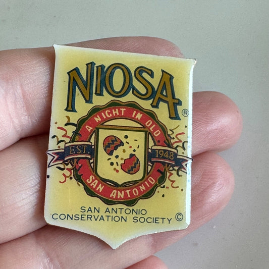 NIOSA A Night in Old San Antonio Lapel Pin Conservation Society
