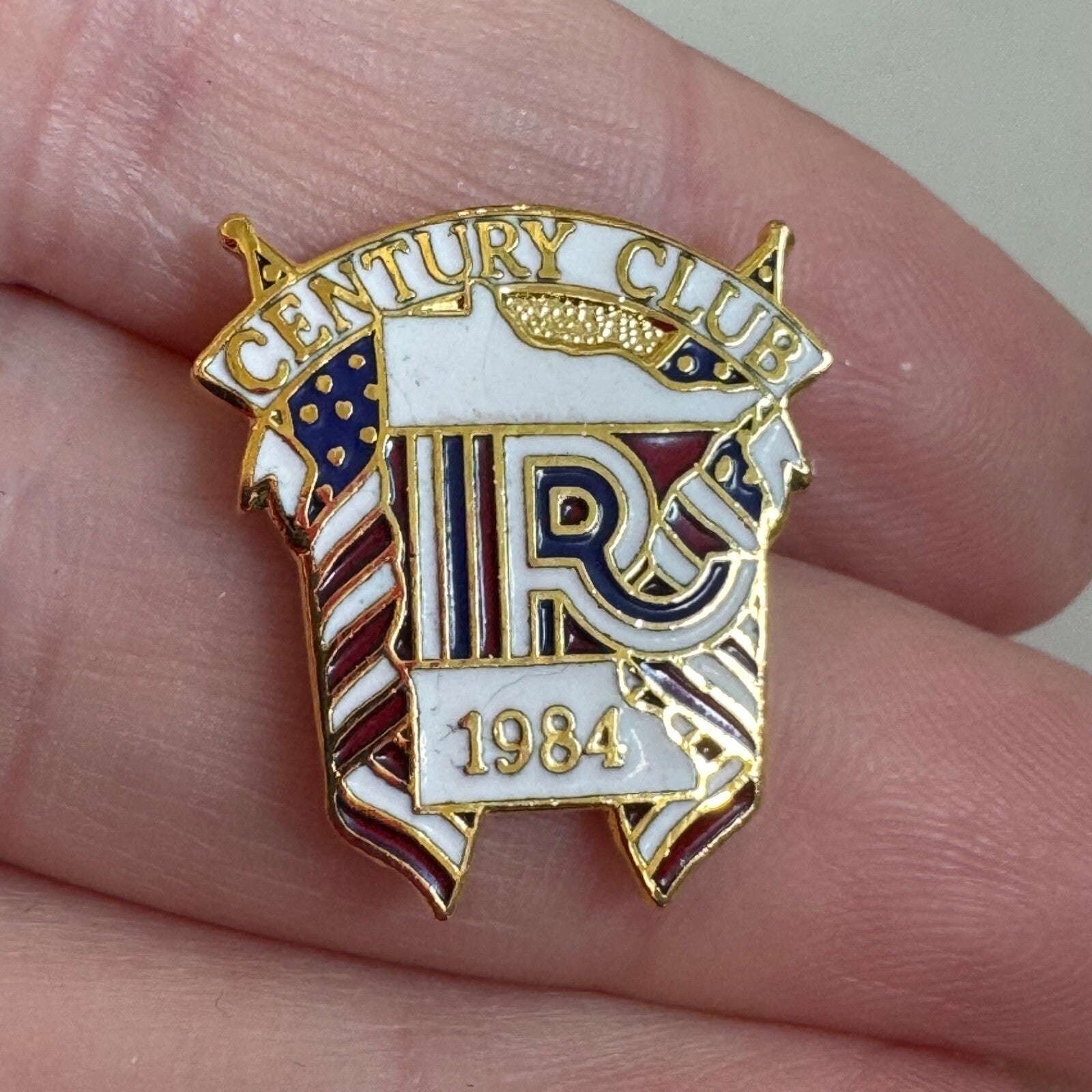 Vintage Independent Republicans 1984 Minnesota Century Club IR Lapel Pin
