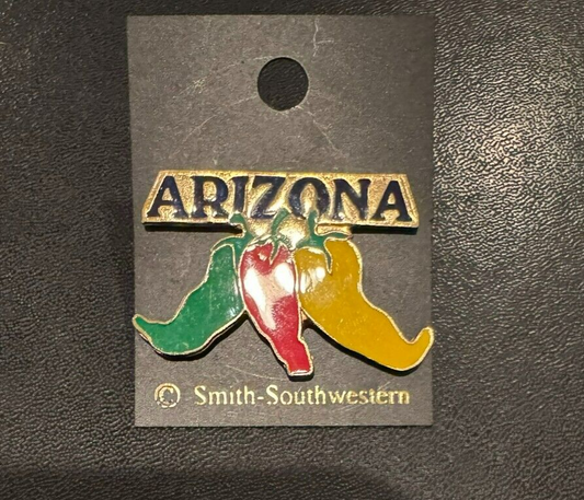 Arizona Chili Pepper Red Green Yellow Vintage
