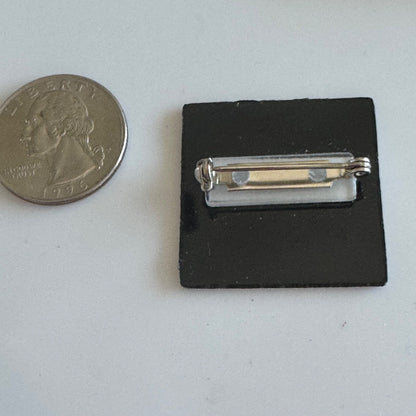 Frank Lloyd Wright Oak Park Skylight Brooch Pin Acrylic