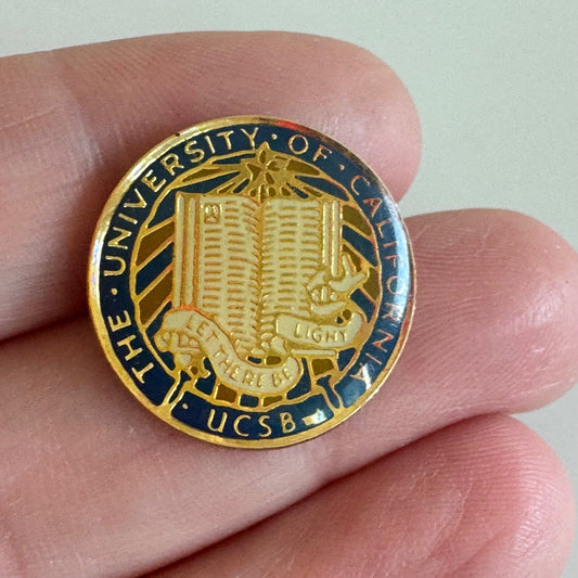 Vintage University of California Santa Barbara UCSB Lapel Pin Gauchos
