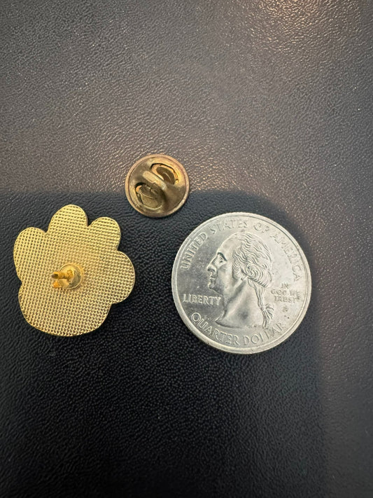 Penn State University Nittany Lion Paw Enamel Lapel Pin Pennsylvania