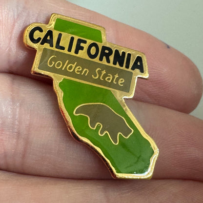 California Golden State Bear Shape Lapel Pin – USA