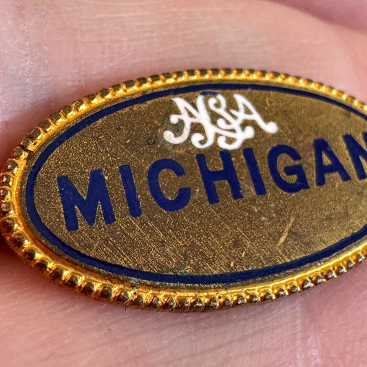 Antique University of Michigan Lapel Pin Whitehead & Hoag Fraternity? Sorority?