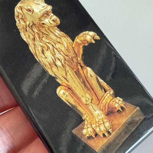 Lion from the Castrum Doloris Art in Poland Lapel Pin Walters Gallery Museum