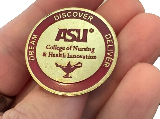 Arizona State University College of Nursing and Health Innovation Lapel Pin ASU