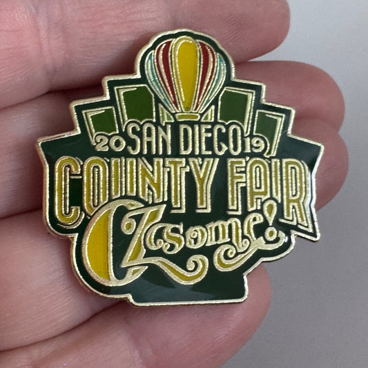 2019 San Diego County Fair Ozsome! Wizard of Oz Themed Balloon Lapel Pin