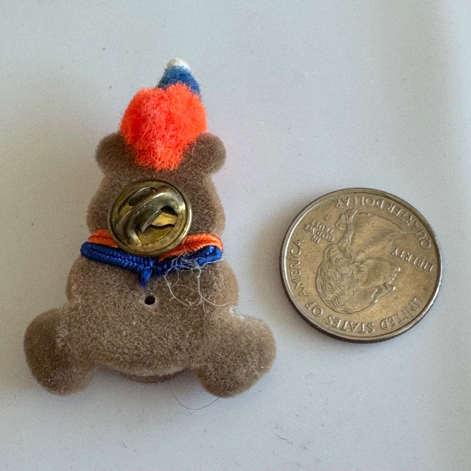 Vintage Florida Gators Bear Plush Button Pin 