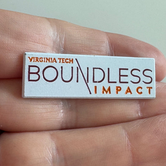 Virginia Tech Boundless Impact Lapel Pin 