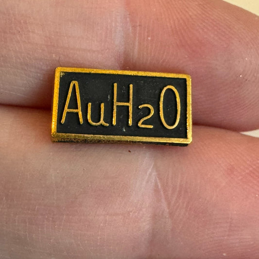 Vintage AuH2O Barry Goldwater Lapel Pin Tie Tack
