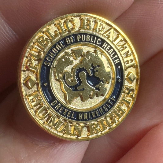 Drexel University School of Public Health Human Rights Tie Tack Pin Dragons