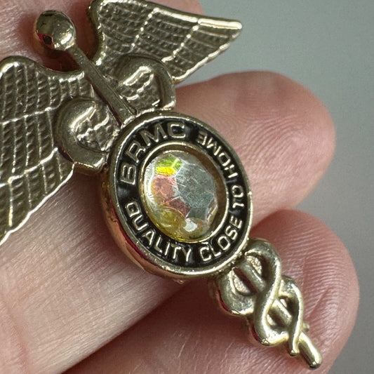 Vtg Bradford Regional Medical Center BRMC Lapel Pin – “Quality Close to Home” PA